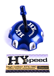 HYspeed Billet Aluminum Gas Cap Blue