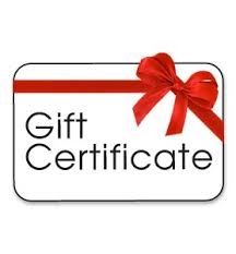 Purchase Gift Certificate