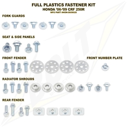 Plastics Body Fastener Full Complete Bolt Kit Honda