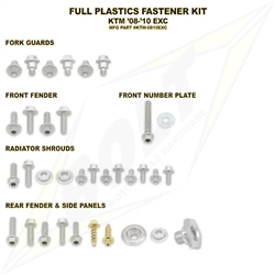Plastics Body Fastener Full Complete Bolt Kit