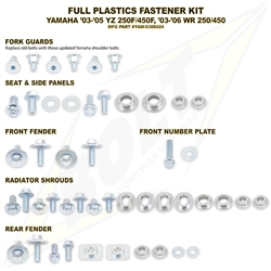 Plastics Body Fastener Full Complete Bolt Kit
